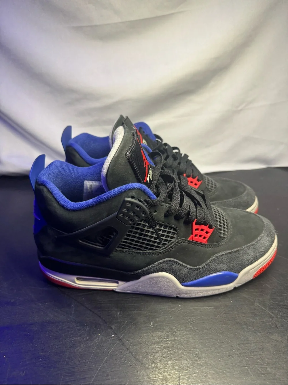 Jordan Men’s Black/Blue/Red Retro Sneakers